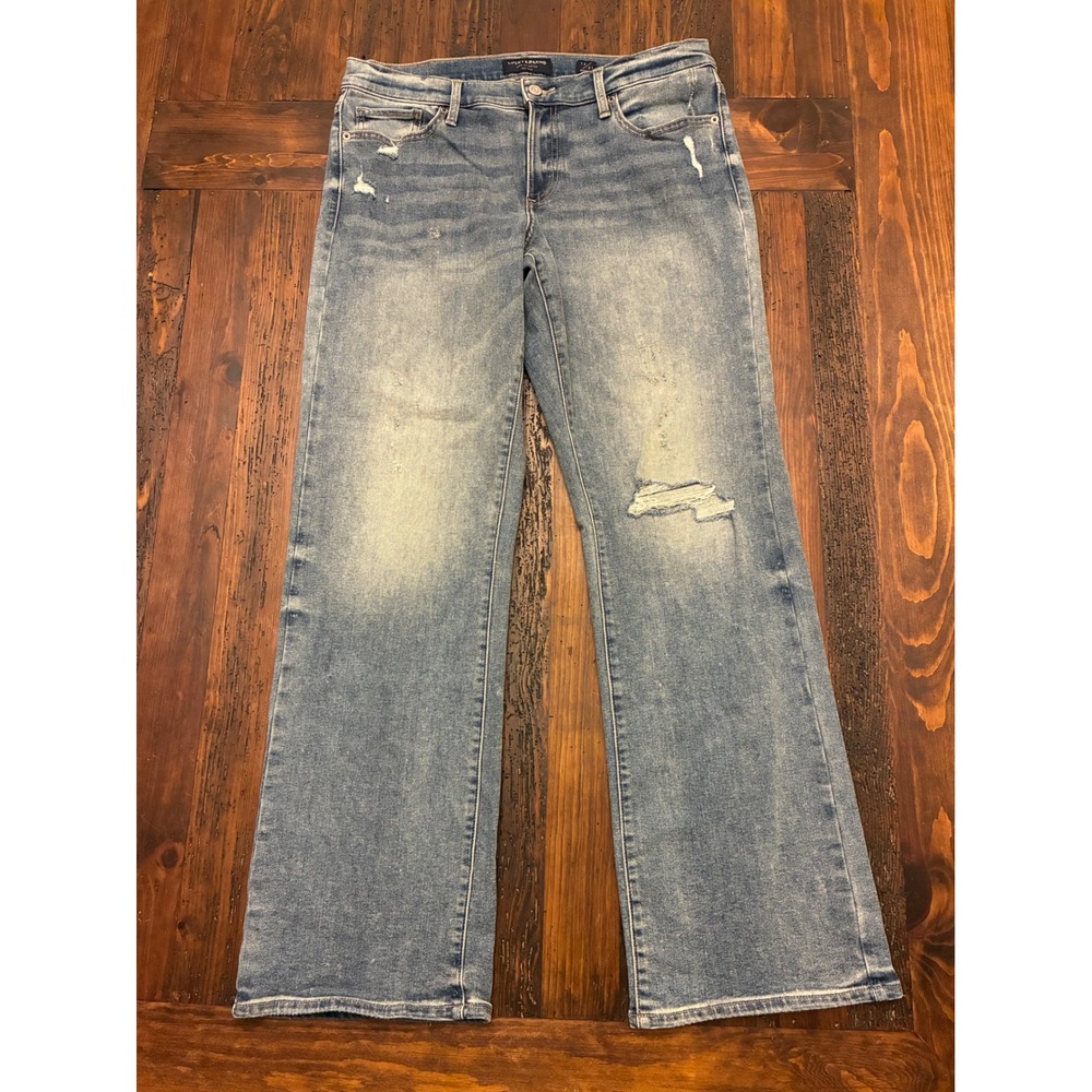 Lucky Brand Easy Rider Jeans Bootcut Mid Rise Women's Size 12 Casual Soft Denim - Picture 2 of 6